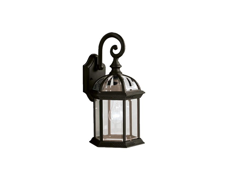 9735BK Kichler Barrie Collection Exterior Wall Light