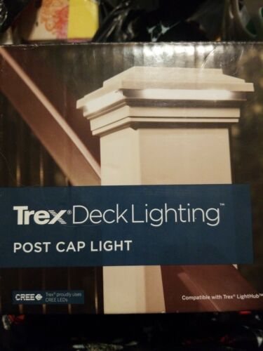 Trex Deck Lighting -Post Cap Light: vintage lantern LED