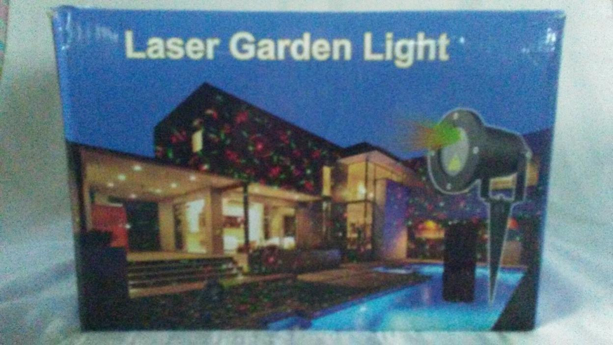 Rotating Red, Green, Blue Waterproof Indoor/outdoor Laser Projector. NIB.