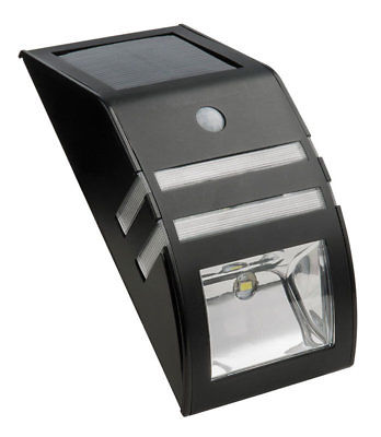 Living Accents Security Solar Powered 1 Light LED Rail Light