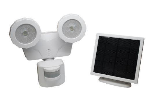 Novolink 160° White Solar Outdoor LED 500 Lumens Bluetooth Smart Control Motion