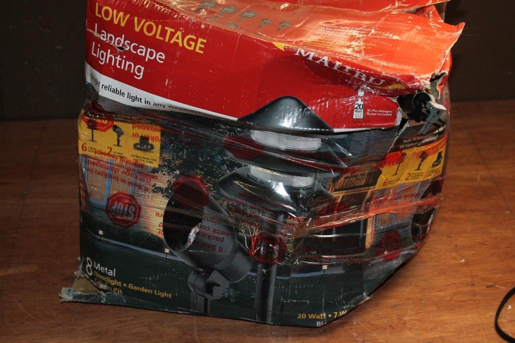 Malibu Starlight 8-Pack Low Voltage Metal Landscape Lighting Kit #8301-9907-08