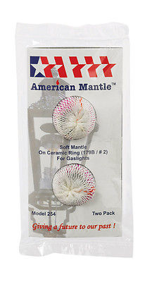 AMERICAN MANTLE  GASLIGHT MANTLE  Soft inverted No. 2