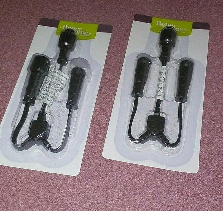 Set of 2 Quickfit 3-Way Connectors by Better Homes and Gardens New in Box