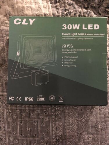 CLY 30W LED Motion Sensor Floodlight Outdoor Super Bright 2700 Lumens Security