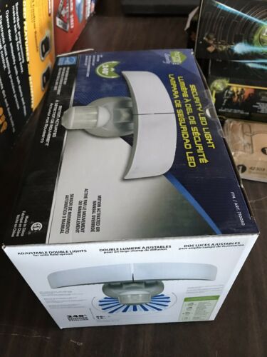 Home Zone Motion Activated LED Security Light Adjustable Twin Head Light NEW