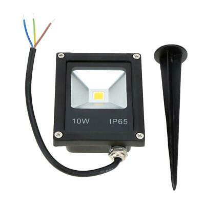 Real Power 10W 85-265V AC IP65 Ultrathin LED Flood Light with Stake Outdoor Gard