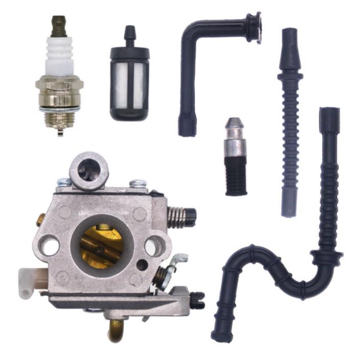 FitBest Carburetor with Fuel Line Filter for Stihl 024 026 Pro MS240 MS260 Chain