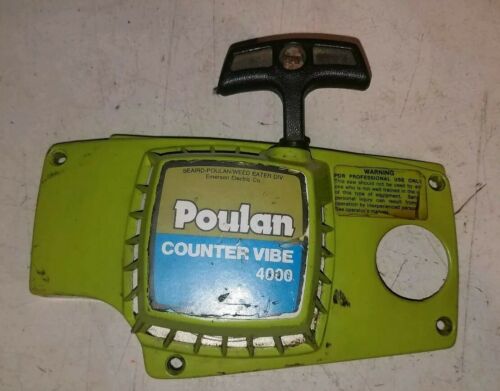 Poulan 4000 3400 3800 Chainsaw Recoil Starter 3.4 3.7 Housing Counter Vibe