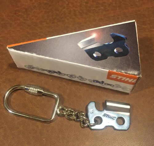 Stihl Chainsaw Chain Link Key chain With Box. Very Hard To Find!