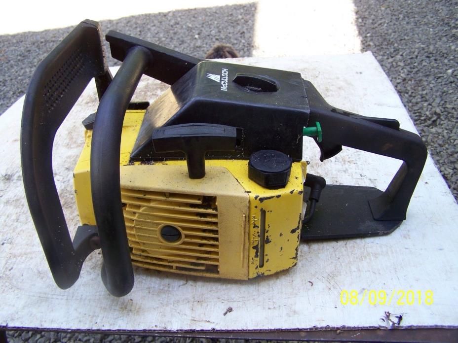 MCCULLOCH PRO MAC 610 Electronic Ignition, Cushion Power CHAINSAW POWERHEAD