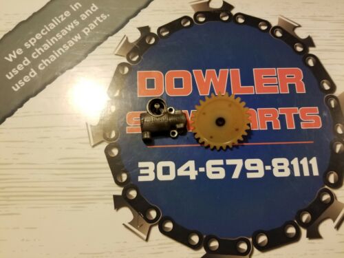 USED Stihl Oil Pump & Worm Gear 1118 640 3210 Chainsaws 028 FREE SHIPPING