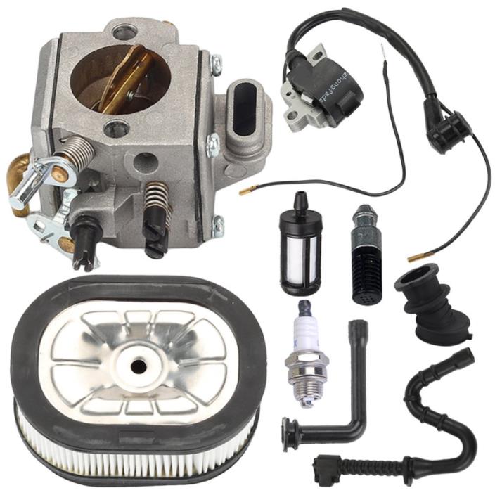 Harbot MS460 Carburetor Carb with Ignition Coil Tune Up Kit for Stihl 044 046 MS