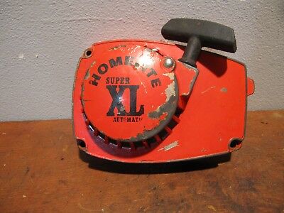 Vintage Homelite Super XL Big Red Recoil Pull Start XL12 Vintage Chainsaw