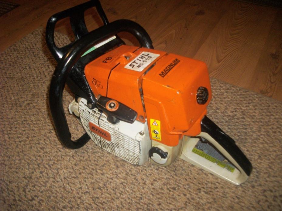 STIHL MS440 MAGNUM CHAINSAW WITH BRAND NEW 20