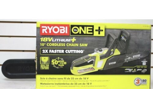 Ryobi ONE+ Lithium+ 10 in. Bar 18-Volt Cordless Hand Chainsaw W BATTERY/ CHARGE!