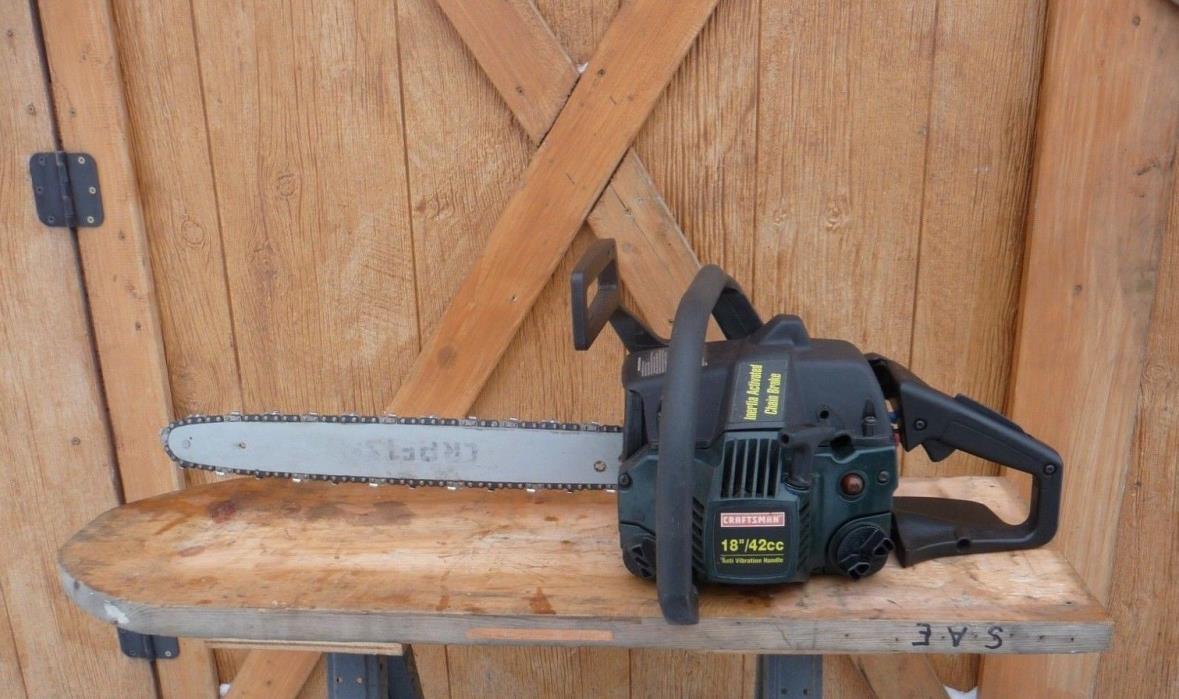 CRAFTSMAN Chainsaw with 18