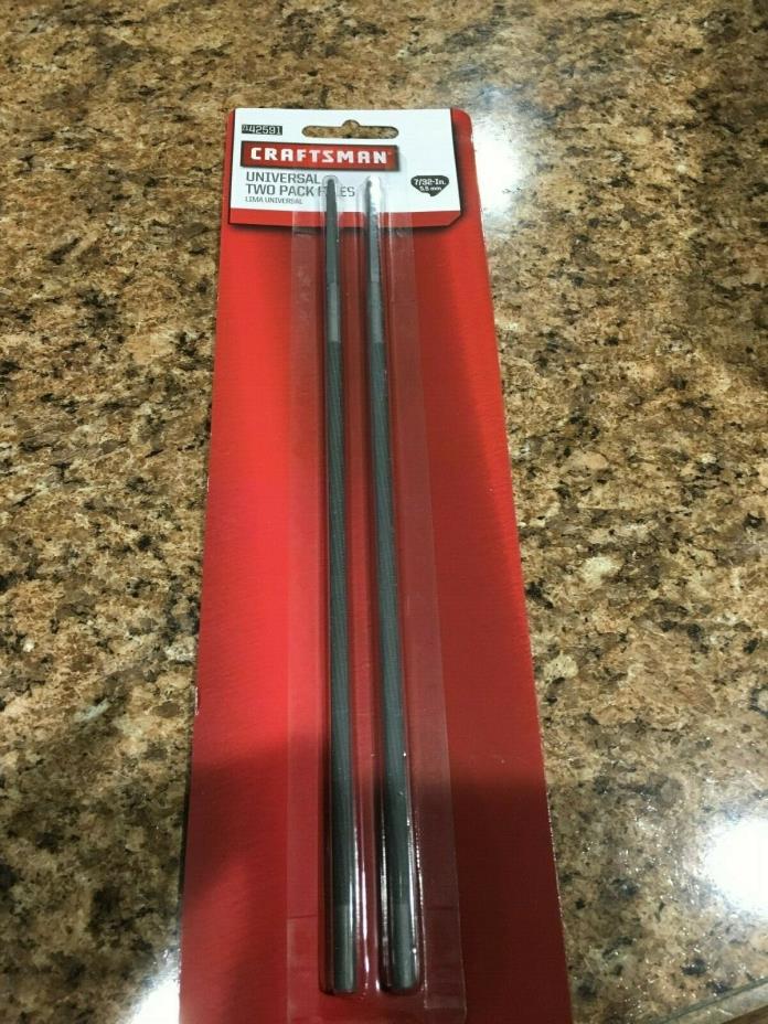 9 NEW CRAFTSMAN CHAIN 2 PC FILE SETS - SIZE 7/32