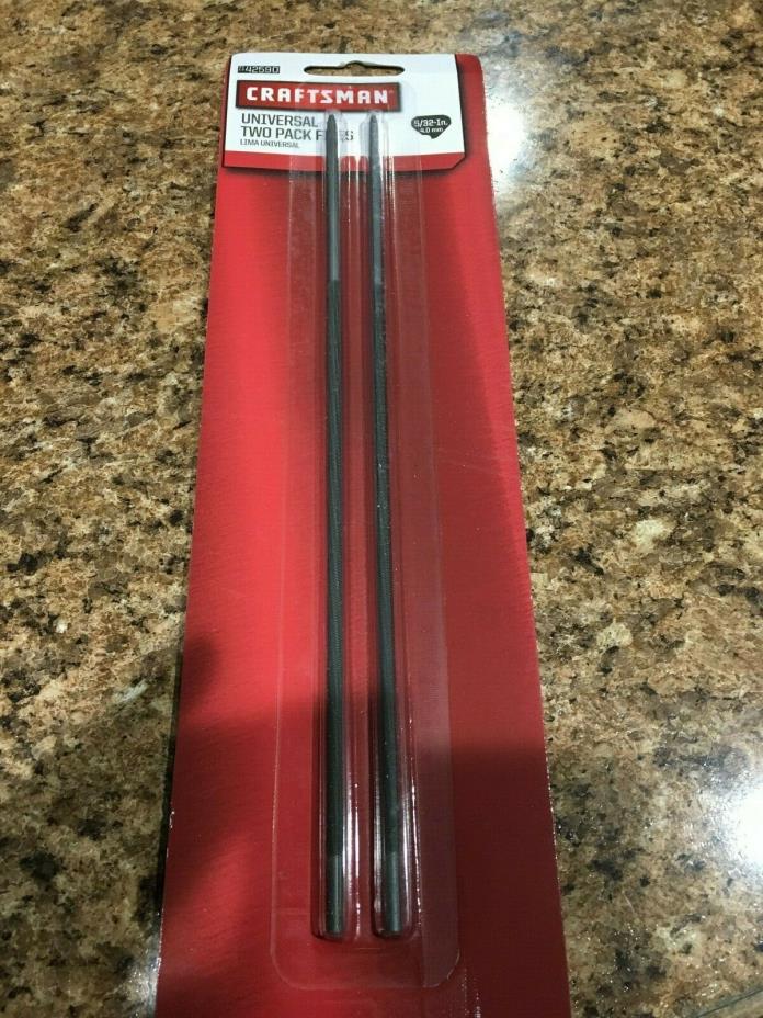 9 NEW CRAFTSMAN CHAIN 2 PC FILE SETS - SIZE 5/32
