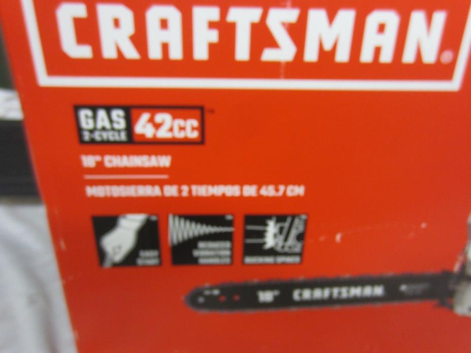 Craftsman Brand new Sealed in box 42 CC chainsaw new in box