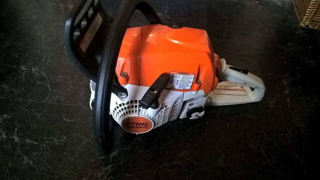 Stihl MS 251 C  Chainsaw For Parts Or Repair   MS251c   MS 251c