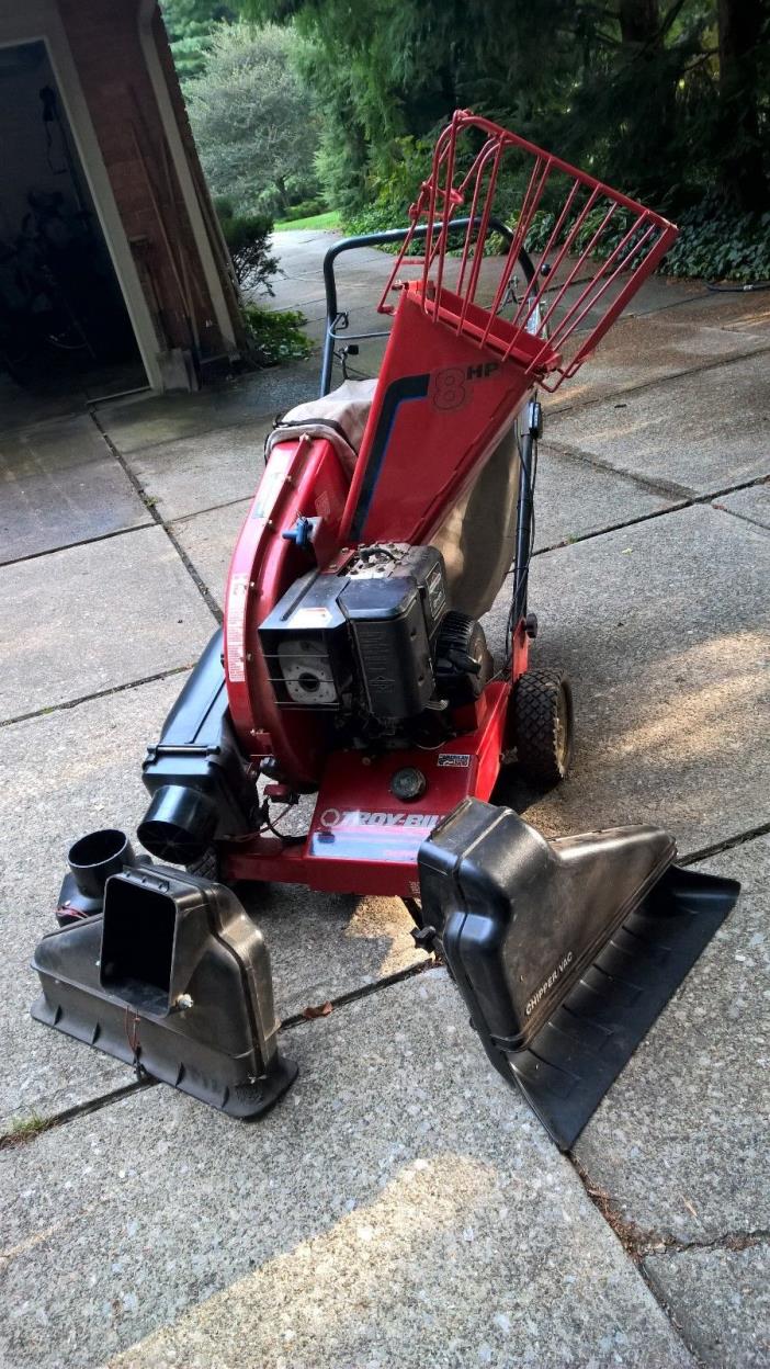 Troy Bilt Chipper Shredder Vac Self propelled, 8 HP, electric start