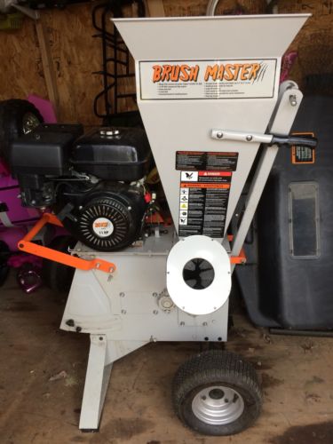 Brush Master 3 in. 11-HP 270cc Feed Commercial Duty Chipper Shredder Wood Garden