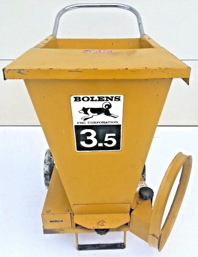 Bolens FMC Corporation Brush Chopper Bagger Mulcher 3.5 HP 1970's