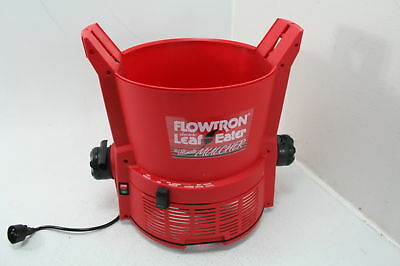 Flowtron LE-900 The Ultimate Mulcher Electric Leaf Eater Shredder Red/Black