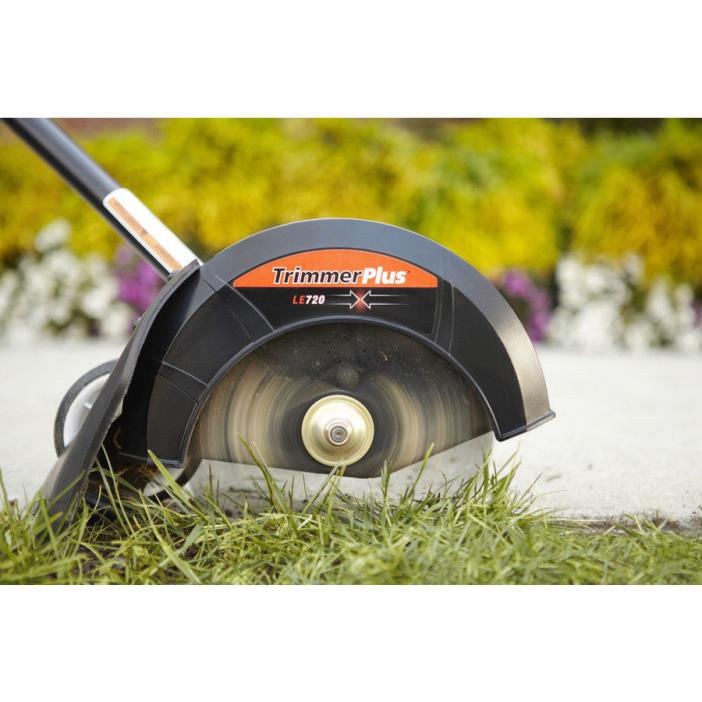 TrimmerPlus LE720 Edger Attachment with Steel Dual-Tip Blade