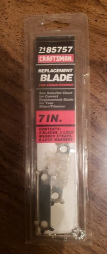 Sears Craftsman 85757 Edger Replacement Blade w/ Lockwasher Straps, Pack Of 3