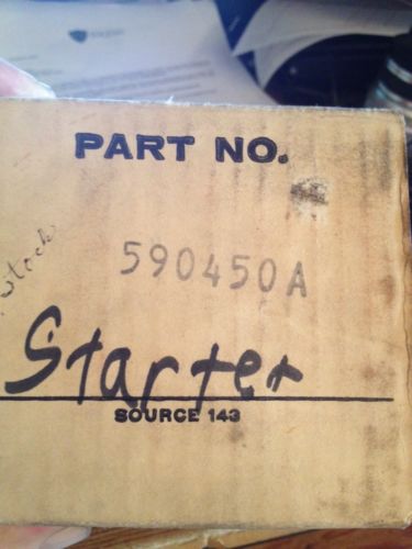 NOS New OEM Tecumseh Side Mount Starter Motor Engine Go Kart Lawn Mower 590450A