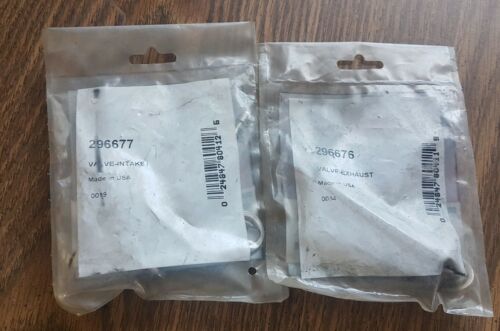 296677 and 296676 intake and exhaust valve Briggs And Stratton Nos Oem