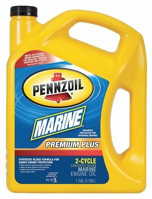 Pennzoil Synthetic Blend 2-Cycle Engine Oil, 1 gal. Bottle, SAE Grade: Not