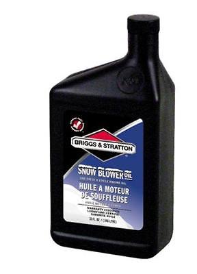 Briggs & Stratton 100030C SAE 5W-30 4-Cycle Snow Thrower Oil - 32 Oz.