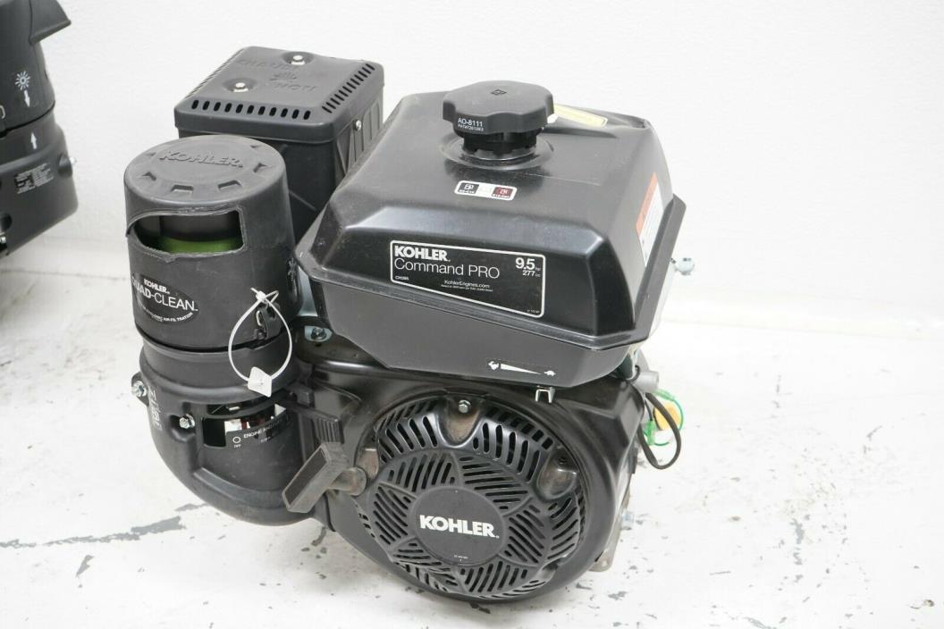 9.5 HP 277cc Kohler Command Pro Engine (ding in gas tank & cracked plastic)