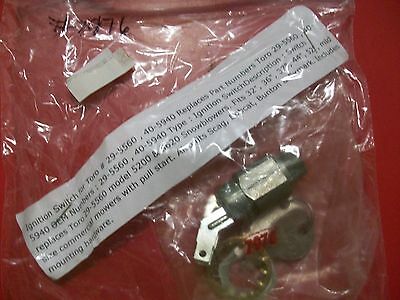 A/M TORO 29-5560 ignition switch 7976, 40-5940 models 5200 & 5620
