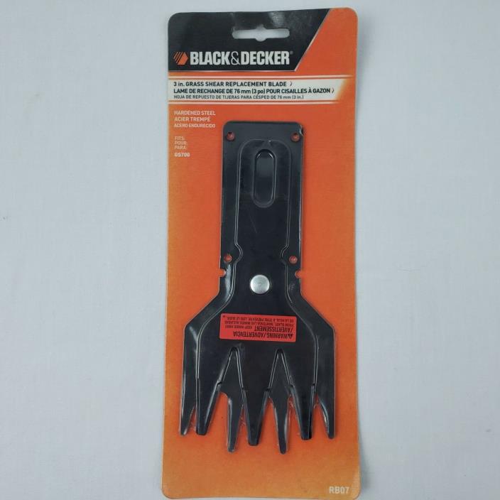 New Black & Decker 3 in. Grass Shear Replacement Blade RB07 3