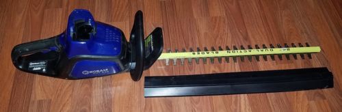 Kobalt 40 Volt Max 24” Dual-Action HEDGE TRIMMER KHT 240-06 Cordless 40v NICE!