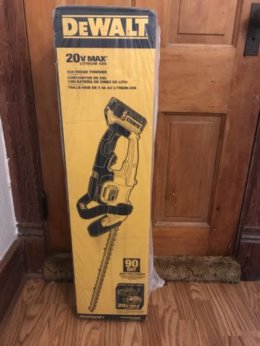 DEWALT DCHT820P1 20V Max Lithium Ion Hedge Trimmer (15694-2GJ)