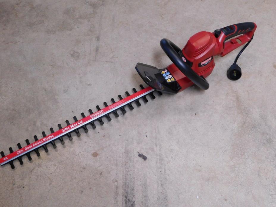 Craftsman 79771 Corded Electric 4 Amp 22-Inch Rotating Hedge Trimmer