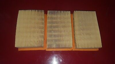 3 STIHL BR 350, BR 430, BR 450 OR TS 400 AIR FILTERS IN CLEAN USED CONDITION