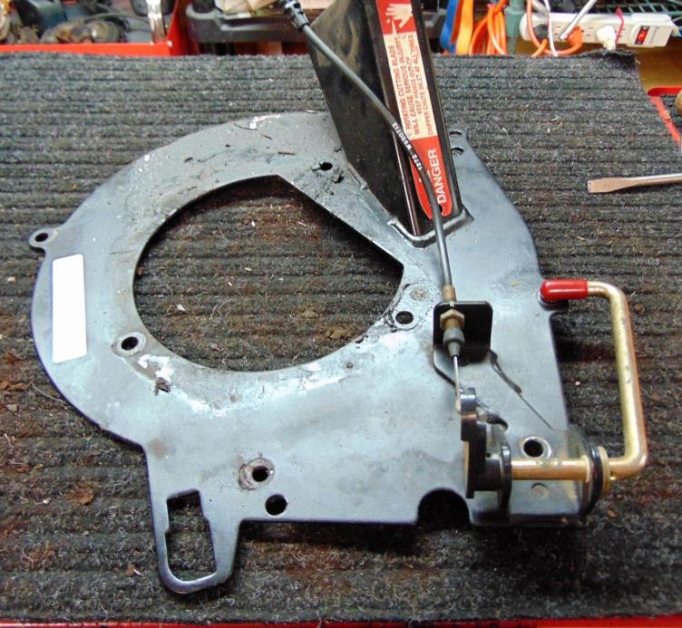 Craftsman Eager-1 / 5.0hp #143.955024 Bag Lock Handle and Chipper Plate Assembly