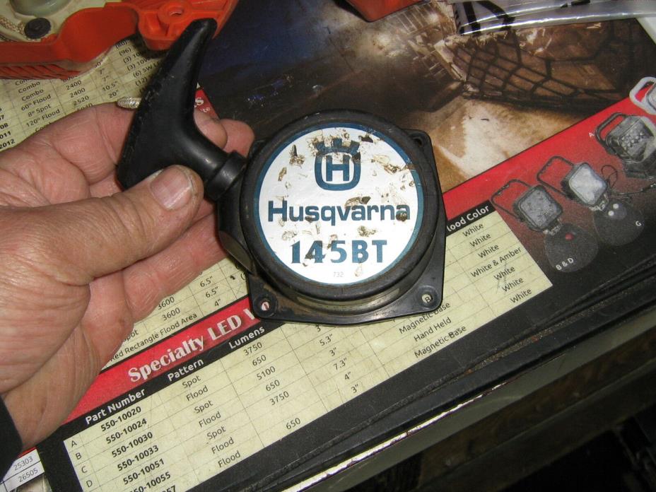 Genuine Husqvarna Recoil Starter Fits 145bt  used