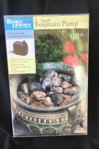 Better Homes  And Gardens Small Black Fountain Pump