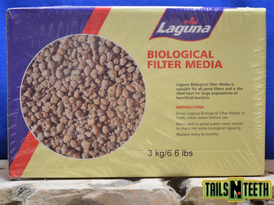 Laguna Biological Filter Media (Lava Rock) - 3 kg (6.6 lb) - Bio Media for Ponds
