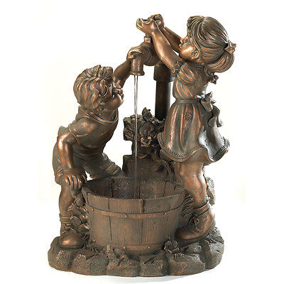 New Garden Fun and Play Water Fountain pump included Lovely Accent