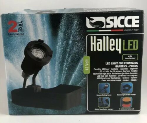 SICCE HALLEY LED SUBMERSIBLE POND LIGHT With Transformer 12v Fountains Gardens