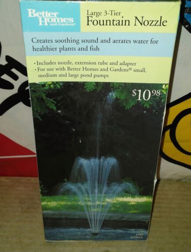 BETTER HOMES AND GARDENS: Large Three-Tier Fountain Nozzle