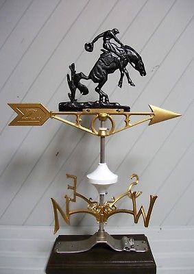 Bucking Bronco Weather Vane cowboy rodeo Southwest Old West horse 525